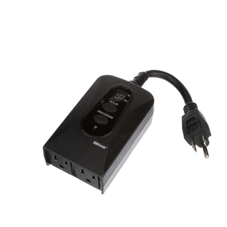 Woods 24Hour Digital Block Heater Timer Wayfair